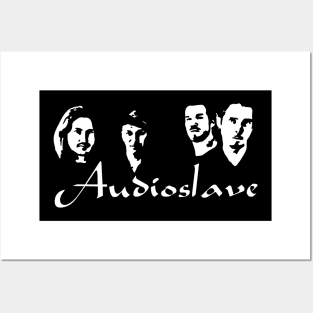 Audioslave White Posters and Art